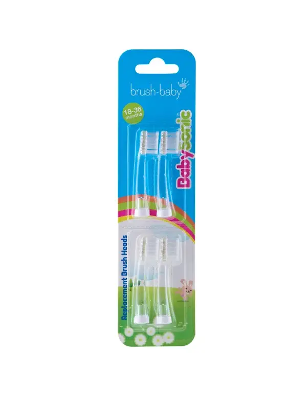 109. Brush-Baby | BabySonic Opzetborstels 18 - 36 maanden (4 stuks)