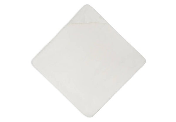 Jollein Badcape Embroidery 75x75cm - Ivory