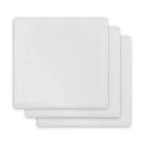 Jollein Hydrofiel Multidoek Basic 70x70cm - White - 3 Stuks
