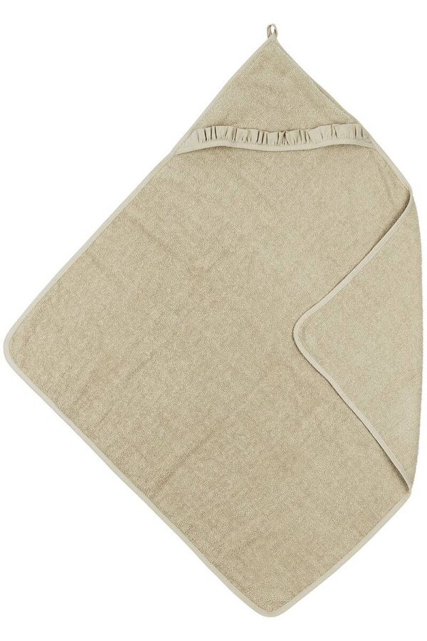 Meyco BADCAPE BADSTOF RUFFLE - SAND - 80X80CM