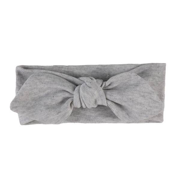 Baby Gi headband bow grey 3 maand