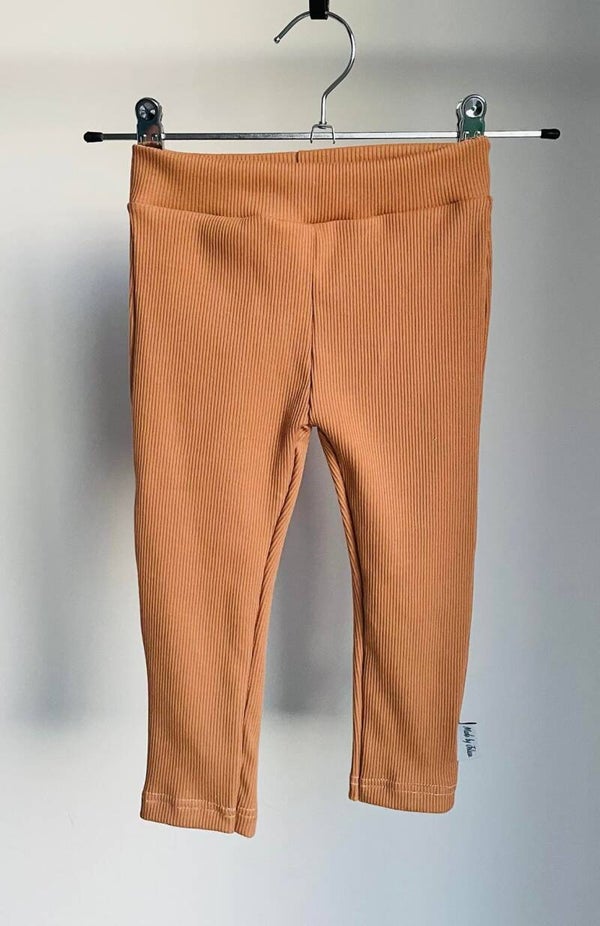 HANDMADE LEGGING RIBBEL CAMEL
