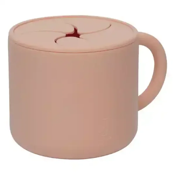 6. Snack cup pale pink