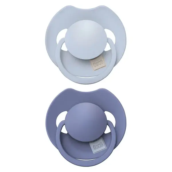Difrax LOVI Fopspeen Dynamisch 0-6 maanden Prime Baby Blue / Blue