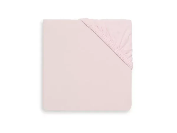 Jollein Hoeslaken Ledikant Jersey 60x120cm - Soft Pink
