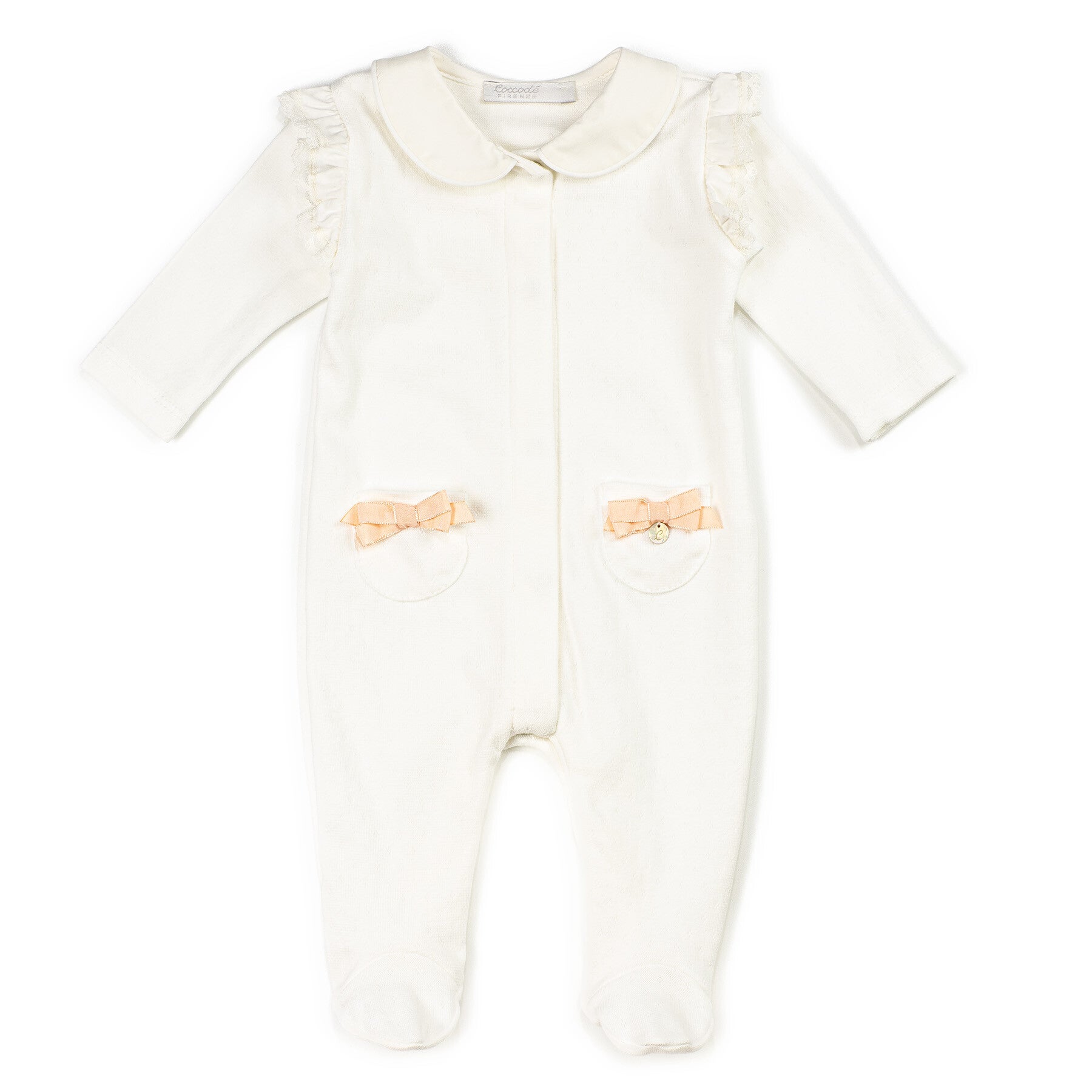 Coccodé boxpakje ajour met strikjes