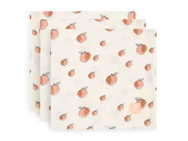 Jollein Hydrofiel Multidoek 70x70cm - Peach - 3 Stuks