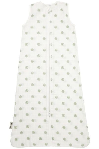 Meyco BABY ZOMERSLAAPZAK HYDROFIEL DOTS - SOFT GREEN 110cm