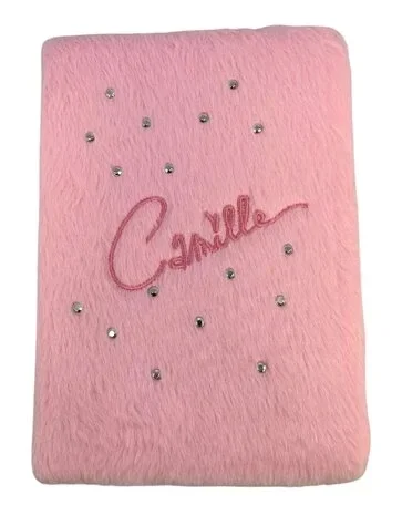 Camille Fluffy Notebook A5 Roze