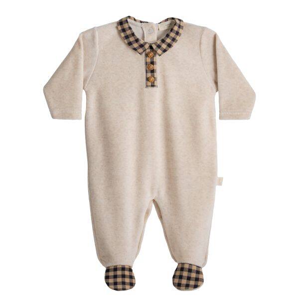 Baby Gi boxpakje beige met ruitje