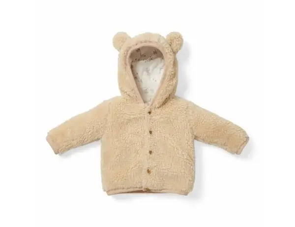 142. Little dutch Teddy jasje Baby Bunny Sand mt 62