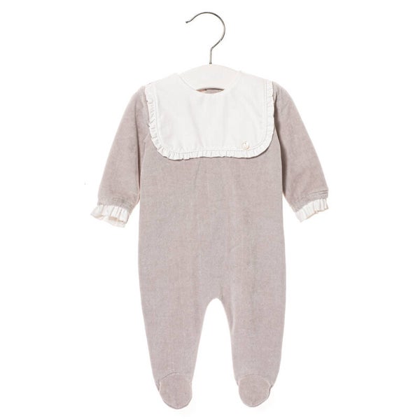 Boxpakje Velours Wit kraagje Cocodé