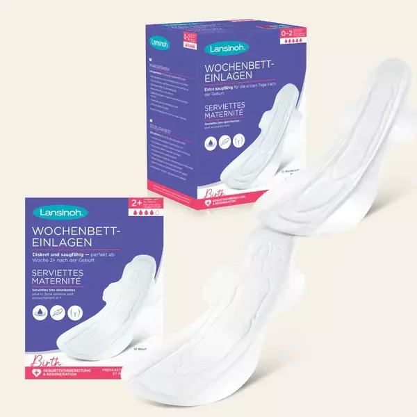 28. Lansinoh Extra Absorberend kraamverband 10 stuks