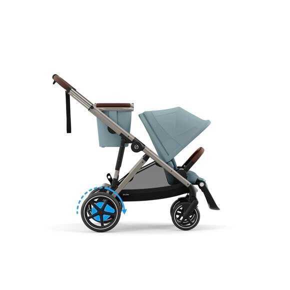109. Cybex e-gazelle S Stormy Blue (Taupe Frame)