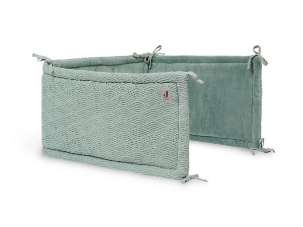 Jollein Bedomrander River Knit 180x35cm - Ash Green