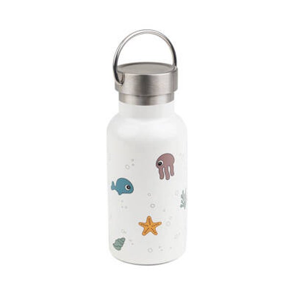 Done by Deer - Thermo metal bottle Sea friends Beige