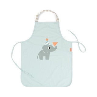 Done by Deer - Waterproof kids apron Celebration Blue