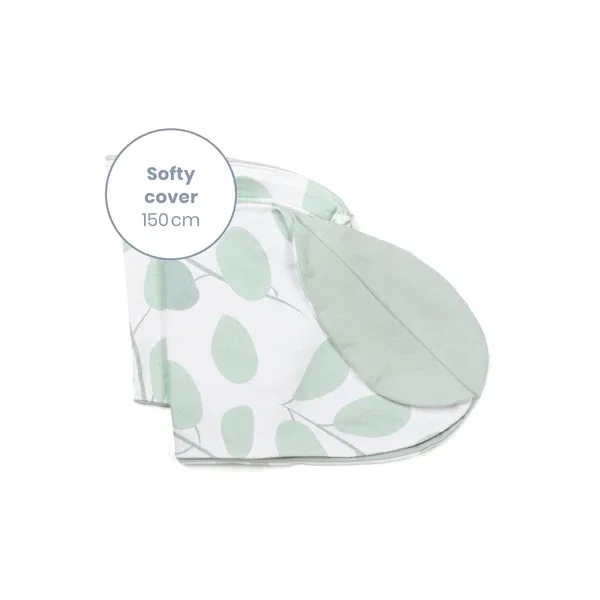 Doomoo Softy Cover Leaves Aqua Green