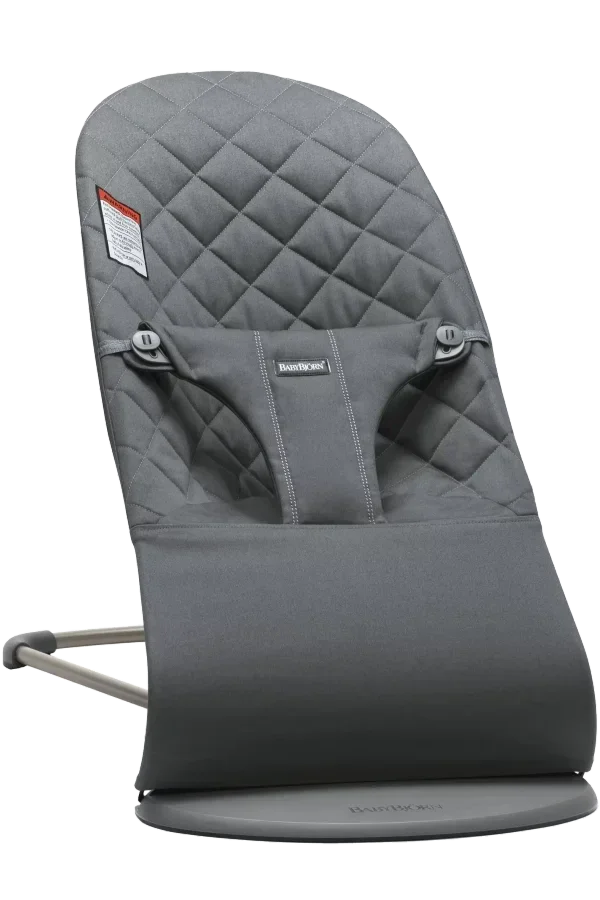 134. BABYBJÖRN BOUNCER BLISS Cotton, Classic Quilt antraciet frame
