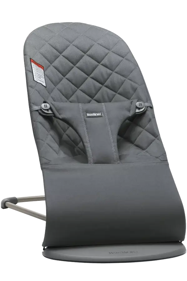 134. BABYBJÖRN BOUNCER BLISS Cotton, Classic Quilt antraciet frame