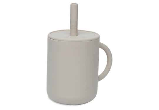 Drinking cup silicone Jollein Nougat