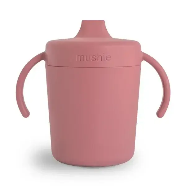 127. Mushie Trainer drinkbeker dusty rose