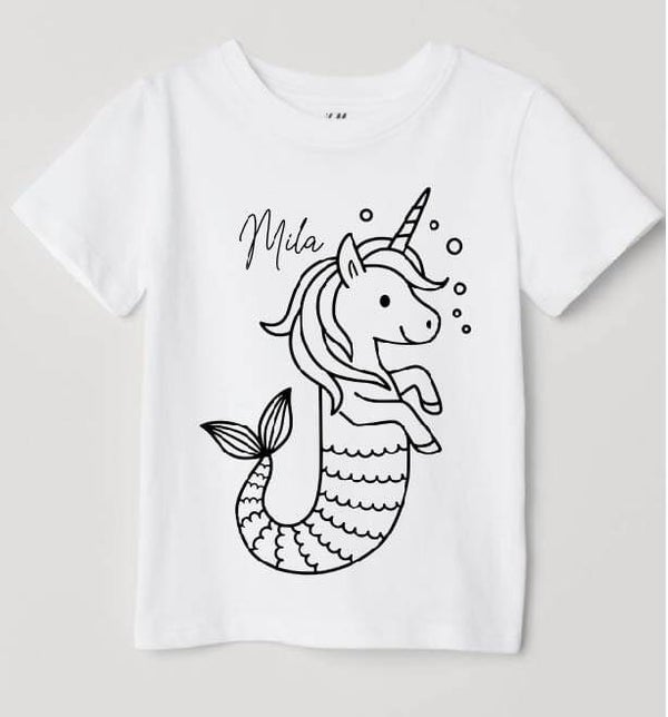 Kleur T-shirt naar keuze