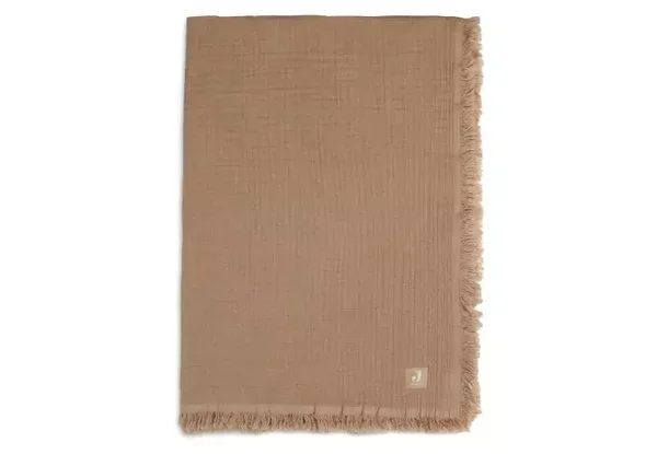 Jollein fringe deken biscuit 75x100cm