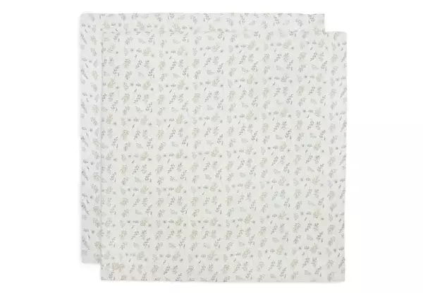 44. Jollein Hydrofiele Doek Large 115x115cm Wild Flowers - 2 stuks