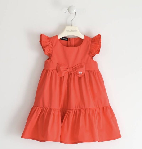 Short sleeved dress strik rood 3 JAAR