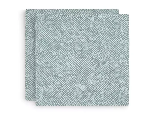 Jollein Hydrofiel Multidoek Snake 115x115cm - Ash Green - 2 Stuks