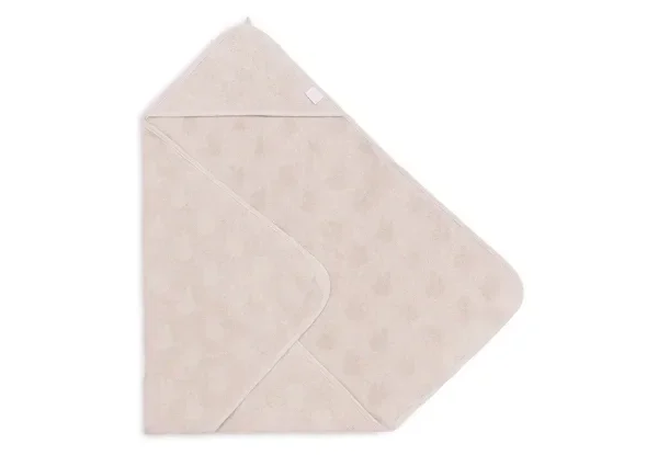134. Jollein Badcape Badstof 75x75cm Miffy Jacquard Nougat