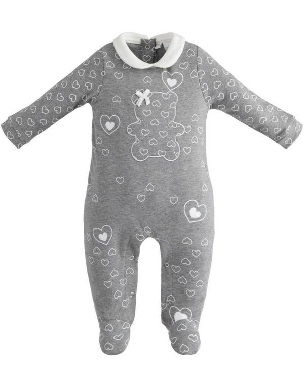 een deel grijs met hartjes