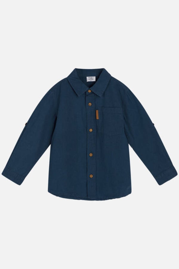 HUST AND CLAIRE hemd navy