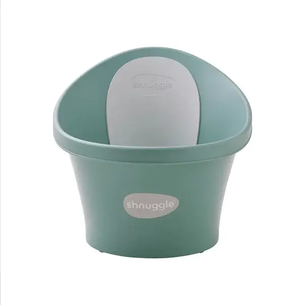 74. Shnuggle-babybadje | Newborn babybadje Ondersteuning met Bum Bump | Compacte badkuip voor baby's | Badzitje Geschikt vanaf de geboorte eucalyptus