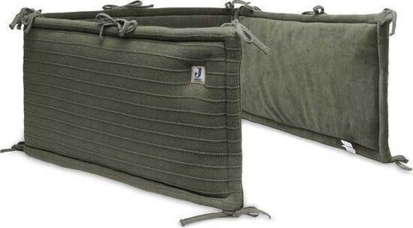 Jollein Bedomrander 30x180cm Pure Knit - Leaf Green