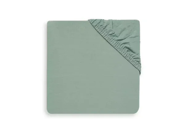 Jollein Hoeslaken Ledikant Jersey 60x120cm - Ash Green