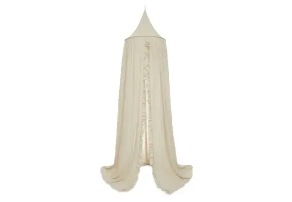 129. Jollein Klamboe Vintage Ruffle 245cm - Nougat