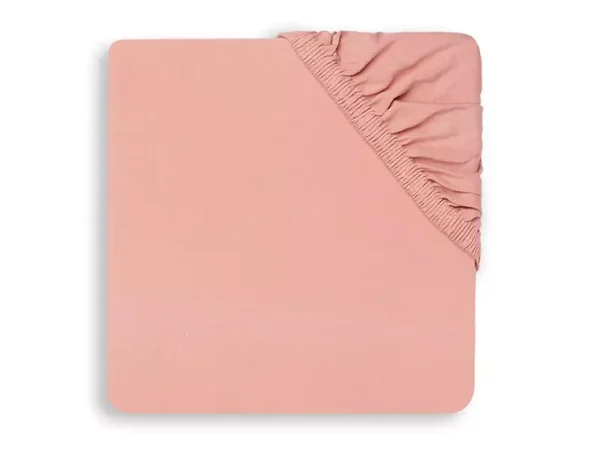 Jollein Hoeslaken Ledikant Jersey 60x120cm - Rosewood