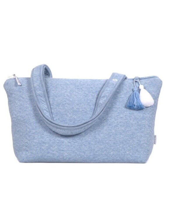 4. VERZORGINGSTAS CHEVRON DENIM BLUE