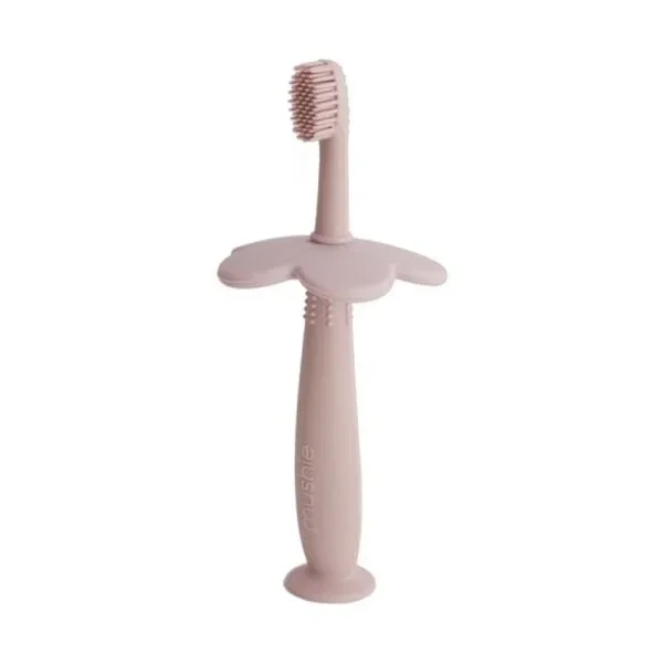 129. Mushie Flower Tandenborstel Blush