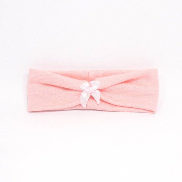 NEWBORN haarband strik roze