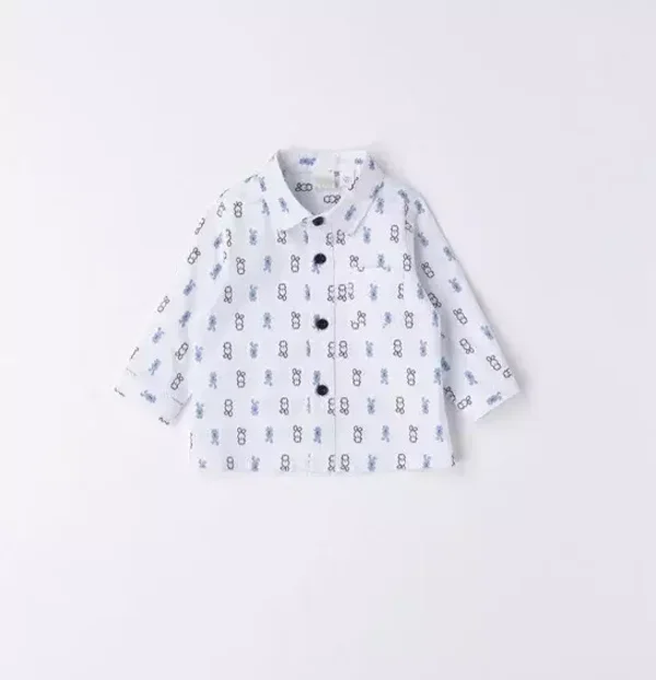 IDO hemdje met konijntjes 9M