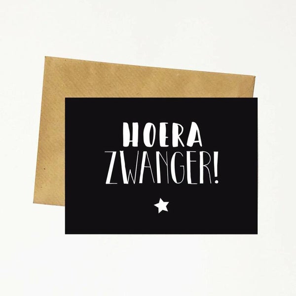 Hoera zwanger