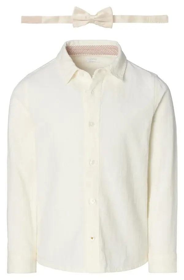 119. Noppies Boys LONGSLEEVE DULAC - BRIGHT WHITE maat 92