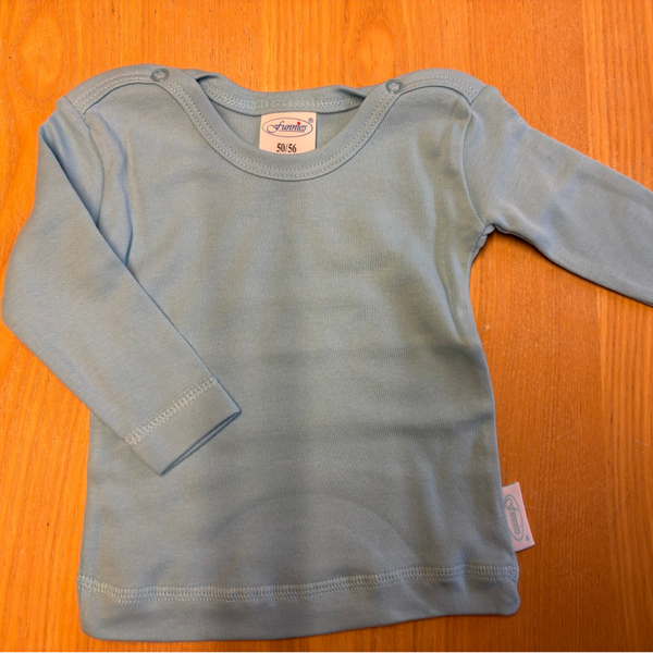 Funnies T-Shirt Uni lange mouw blauw 50-56