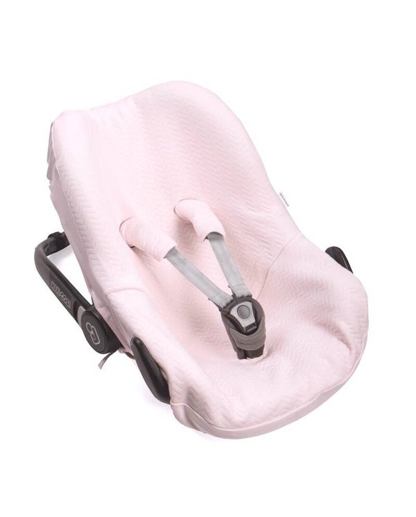 Poetree Kids Maxi cosi Autostoelhoes Chevron Light Pink