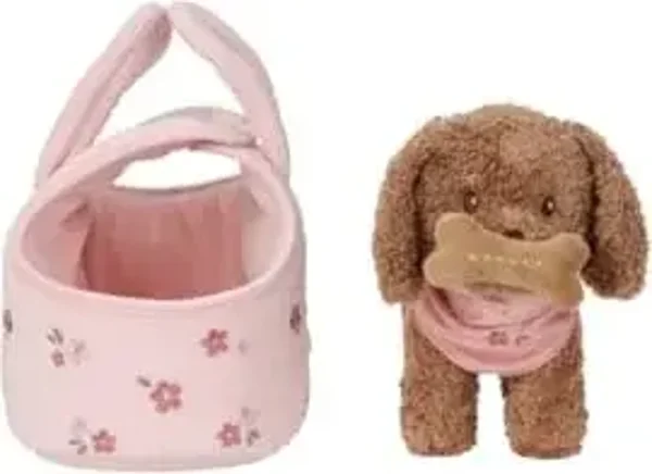 98. Knuffelhond Jackie in tas