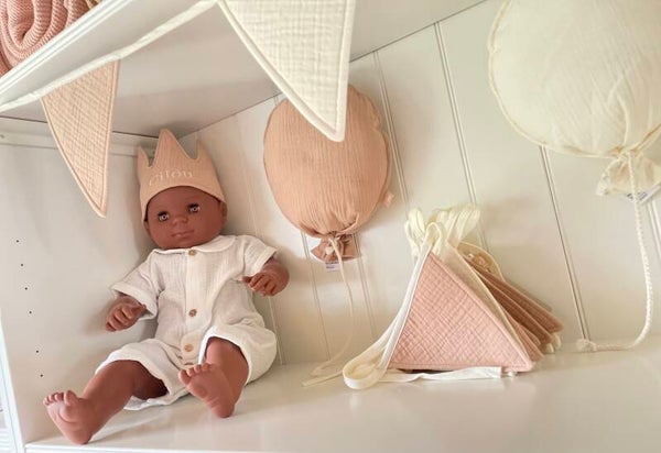 Verjaardagskroon 12x35cm Party Collection biscuit