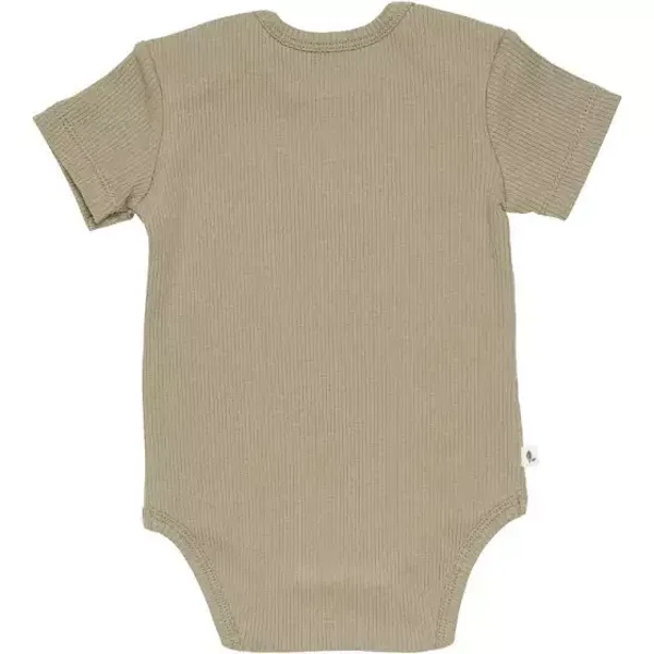 Little dutch Romper korte mouw Rib Olive